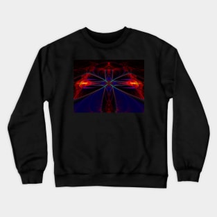 Breach:  Crucifix on Glowing Embers Crewneck Sweatshirt